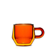 Hearth Set of 2 Cortado, 4OZ (120ML), Double Wall Glass