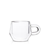 Hearth Set of 2 Cortado, 4OZ (120ML), Double Wall Glass