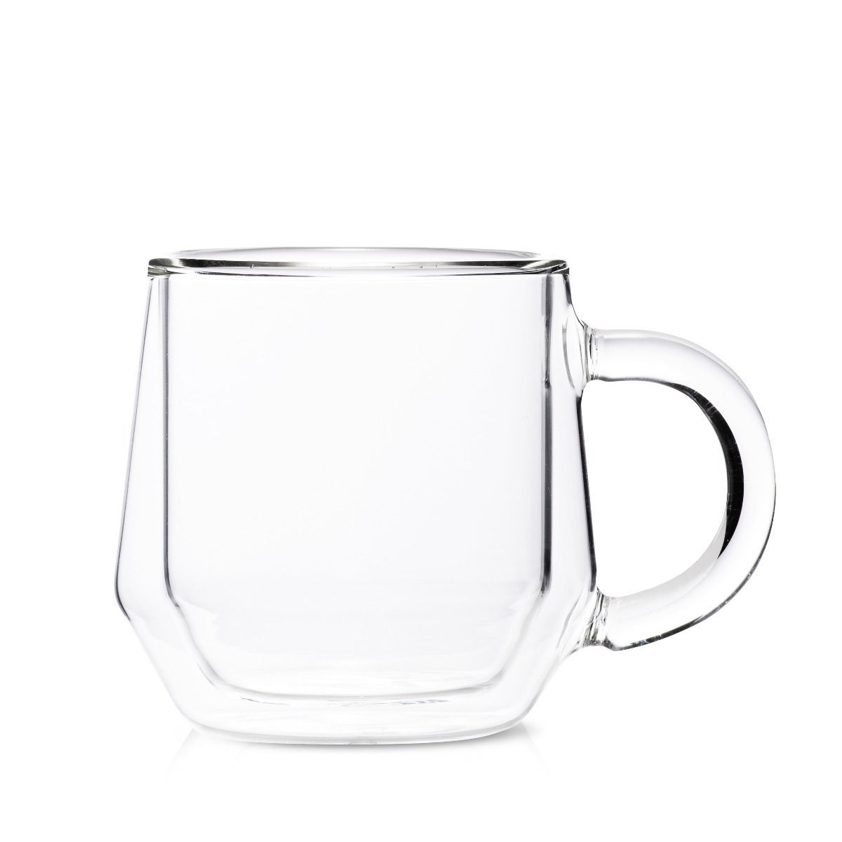 Hearth Set of 2 Latte, 8OZ (240ML), Double Wall Glass