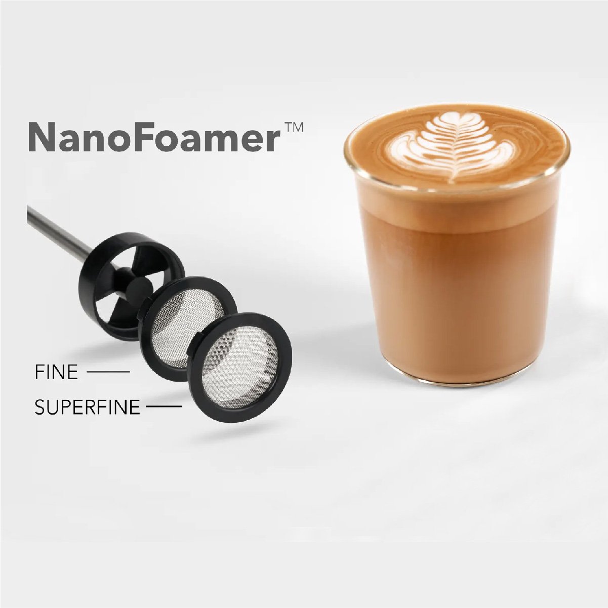  Subminimal NanoFoamer, Handheld Milk Foamer, Velvety
